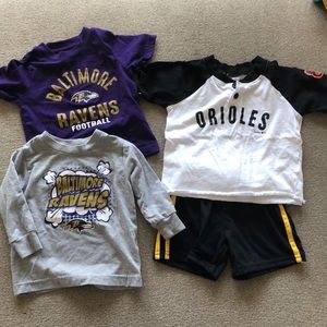 Little boys sports clothes